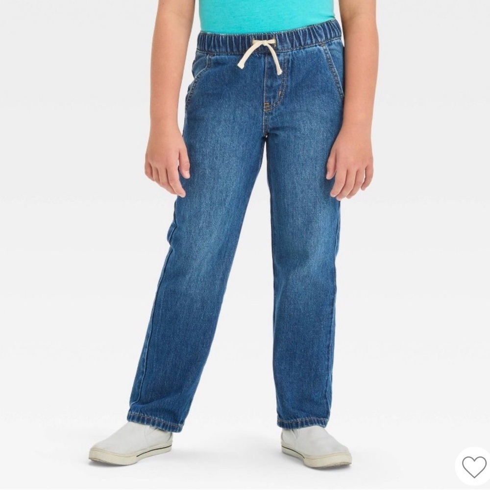 ❤️3/$15 NWOT Cat & Jack Kids Straight Denim Pants- Size 16